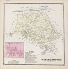 Load image into Gallery viewer, Witmer, A.R.  “West Bradford, Marshalton.” From "Atlas of Chester County"
