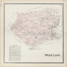 Load image into Gallery viewer, Witmer, A.R.  “West Caln.” From "Atlas of Chester County"