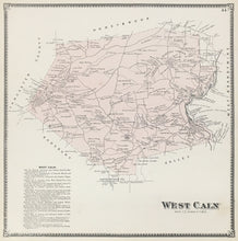 Load image into Gallery viewer, Witmer, A.R.  “West Caln.” From "Atlas of Chester County"