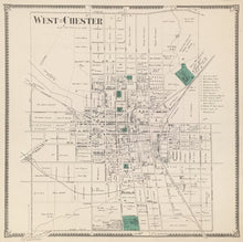 Load image into Gallery viewer, Witmer, A.R.  “West Chester.” From "Atlas of Chester County"