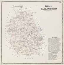 Load image into Gallery viewer, Witmer, A.R.  “West Fallowfield.” From "Atlas of Chester County"