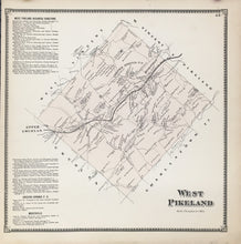 Load image into Gallery viewer, Witmer, A.R.  “West Pikeland.” From "Atlas of Chester County"