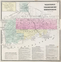 Load image into Gallery viewer, Witmer, A.R.  “Westtown, Thornbury, Birmingham.” From &quot;Atlas of Chester County&quot;
