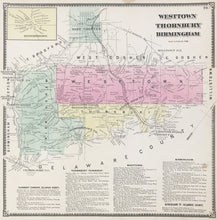 Load image into Gallery viewer, Witmer, A.R.  “Westtown, Thornbury, Birmingham.” From "Atlas of Chester County"