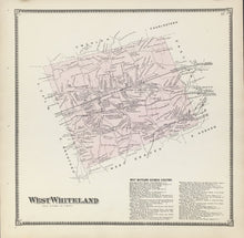 Load image into Gallery viewer, Witmer, A.R.  “West Whiteland.” From "Atlas of Chester County"
