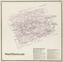 Load image into Gallery viewer, Witmer, A.R.  “West Whiteland.” From "Atlas of Chester County"