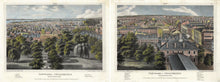 Load image into Gallery viewer, Wild, J.C. “South” and “West.” Two prints from a set of four titled "Panorama of Philadelphia from the State House Steeple"