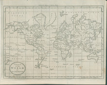 Load image into Gallery viewer, Morse, Jedidiah “Chart Of The World On Mercators Projection.”