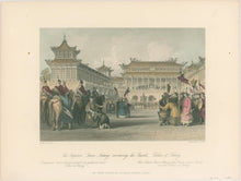 Load image into Gallery viewer, Allom, Thomas "The Emperor Teaou Kwang Receiving his Guards, Palace of Peking"
