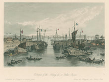 Load image into Gallery viewer, Allom, Thomas "Entrance of the Hong-ho, or Yellow River"

