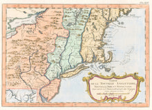Load image into Gallery viewer, Bellin, Jacques Nicholas "Carte de la Nouvelle Angleterre..."
