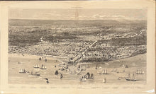 Load image into Gallery viewer, Davis, Theodore R. “Bird’s-Eye View of Chicago As It Was Before The Great Fire.”
