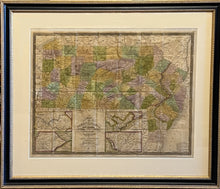 Load image into Gallery viewer, Mitchell, S. Augustus “Map of Pennsylvania, New Jersey &amp; Delaware..."
