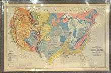 Load image into Gallery viewer, Charles H. Hitchcock "Gray's Geological Map of the United States"
