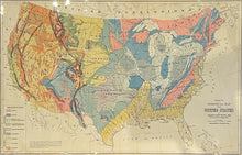 Load image into Gallery viewer, Charles H. Hitchcock "Gray's Geological Map of the United States"
