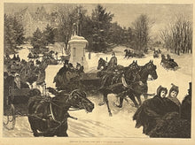 Load image into Gallery viewer, Snyder, W.P. &quot;Sleighing in Central Park.&quot;
