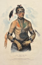 Load image into Gallery viewer, King, Charles Bird "Hoo-Wan-Ne-Ka: A Winnebaco Chief"
