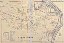 Load image into Gallery viewer, Mueller, A.H. "Part of Upper Merion" [Swedesford] Plate 2
