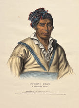 Load image into Gallery viewer, King, Charles Bird "Spring Frog: A Cherokee Chief"
