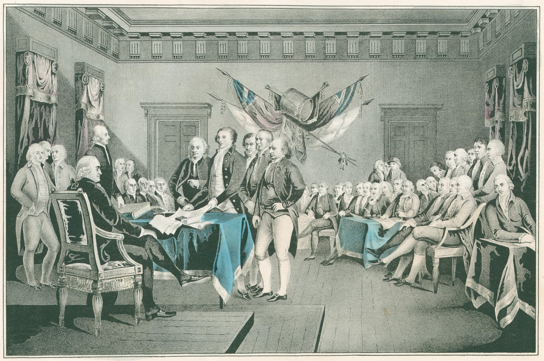 Baillie, James S. “The Declaration of Independence, July 4th. 1777”