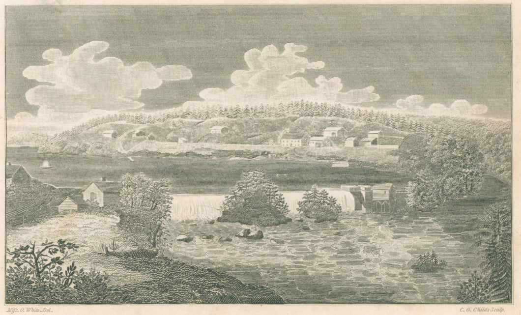 Barber, John Warner “Falls on Connecticut River, at Gill, Mass.”