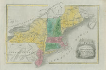 Load image into Gallery viewer, Barber, John Warner “Map to Illustrate the History of New England, New York, New Jersey &amp; Pennsylvania”
