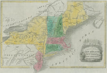 Load image into Gallery viewer, Barber, John Warner “Map to Illustrate the History of New England, New York, New Jersey &amp; Pennsylvania”
