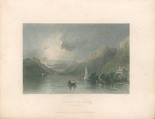 Load image into Gallery viewer, Bartlett, William Henry   “Sabbath Day Point  (Lake George)”  [Adirondacks]
