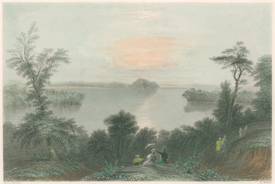 Bartlett, William Henry   “Saratoga Lake”  [New York]