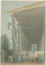 Load image into Gallery viewer, Bartlett, William Henry Bartlett  “Colonnade of Congress Hall (Saratoga Springs)”  [near Adirondack region]
