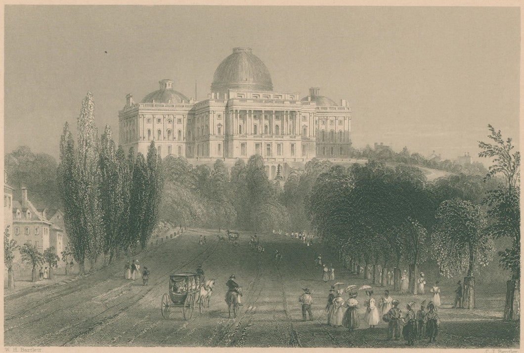 Bartlett, W.H.  “View of the Capitol at Washington”