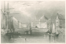 Load image into Gallery viewer, Bartlett, W.H.  “Faneuil Hall, from the Water”
