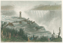 Load image into Gallery viewer, Bartlett, W.H. “The Horse Shoe Fall, Niagara. - With the Tower&quot;
