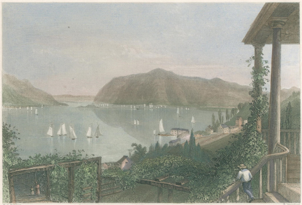 Bartlett, William Henry Bartlett  “View from Ruggle’s House, Newburgh”