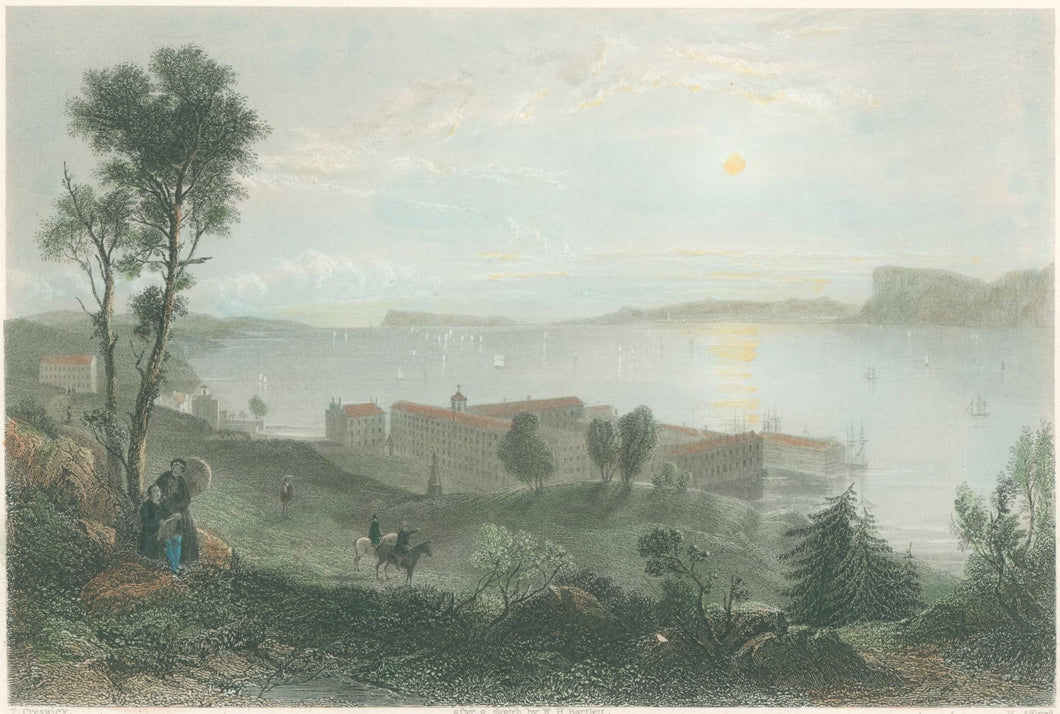 Bartlett, William Henry   “Sing Sing Prison and the Tappan Sea”