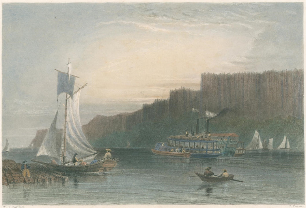 Bartlett, William Henry   “The Palisades-Hudson River”