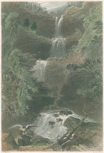 Load image into Gallery viewer, Bartlett, William Henry  “The Catterskill Fall”  (From Below)
