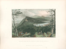 Load image into Gallery viewer, Bartlett, William Henry  “The Two Lakes and the Mountain House on the Catskills”
