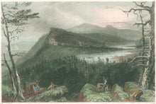 Load image into Gallery viewer, Bartlett, William Henry  “The Two Lakes and the Mountain House on the Catskills”
