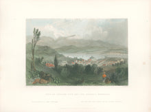 Load image into Gallery viewer, Bartlett, William Henry   “View of Hudson City and the Catskill Mountains”
