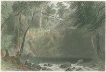 Load image into Gallery viewer, Bartlett, William Henry  “Indian Falls near Cold-Spring. (Opposite West Point)”
