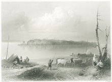 Load image into Gallery viewer, Bartlett, W.H. “Navy Island. (from the Canada side)”
