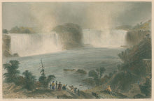 Load image into Gallery viewer, Bartlett, W.H. “Niagara Falls. (from near Clifton House)&quot;
