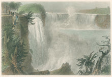 Load image into Gallery viewer, Bartlett, W.H. “Niagara Falls. (from the top of the Ladder on the American Side)&quot;
