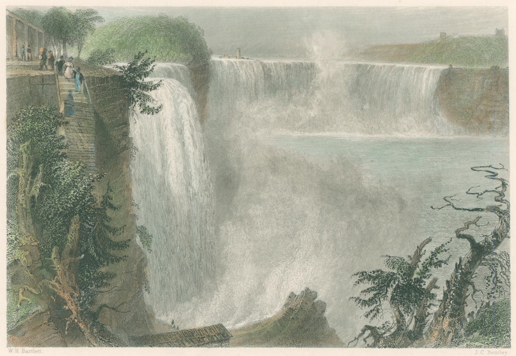 Bartlett, W.H. “Niagara Falls. (from the top of the Ladder on the American Side)