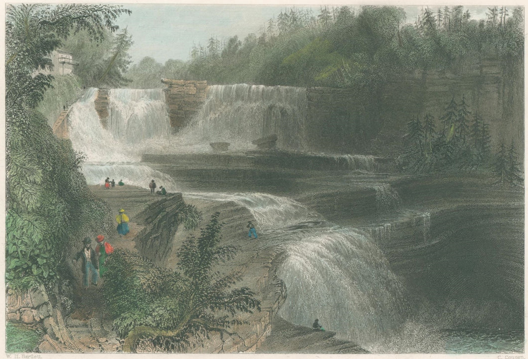 Bartlett, William Henry  “Trenton High Falls”   [New York]