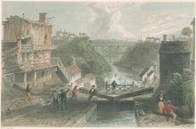 Load image into Gallery viewer, Bartlett, William Henry &quot;Lockport, Erie Canal”  [New York]
