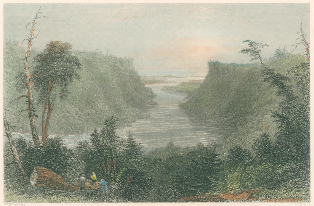 Bartlett, W.H. “Outlet of Niagara River. (Lake Ontario in the Distance)