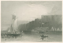 Load image into Gallery viewer, Bartlett, William Henry   “The Palisades-Hudson River”
