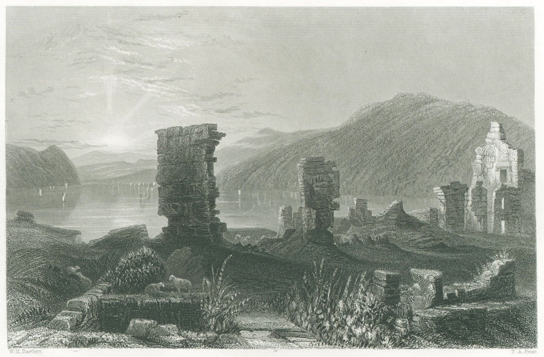 Bartlett, W.H. “View of the Ruins of Fort Ticonderoga”